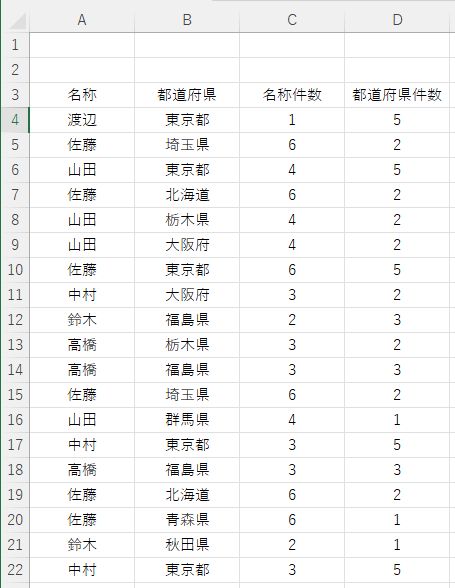 COUNTIFオートフィル2