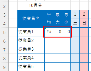 関数設定後